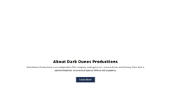 Desktop Screenshot of darkdunesproductions.com